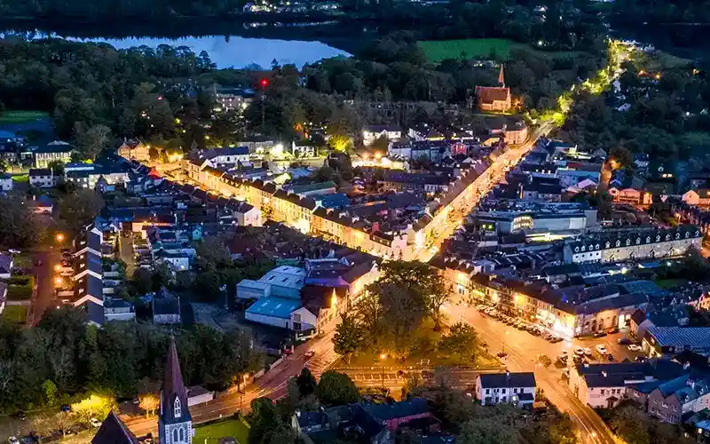 Kenmare Town at night